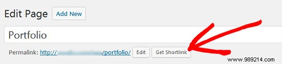 How to restore the Get Shortlink button in WordPress