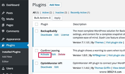 How to Show Confirm Navigation Popup for WordPress Forms