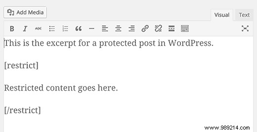 How to display an excerpt from a password protected post in WordPress