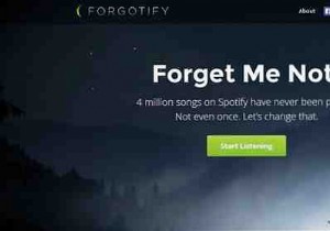 Forgotify helps you discover unwanted music on Spotify