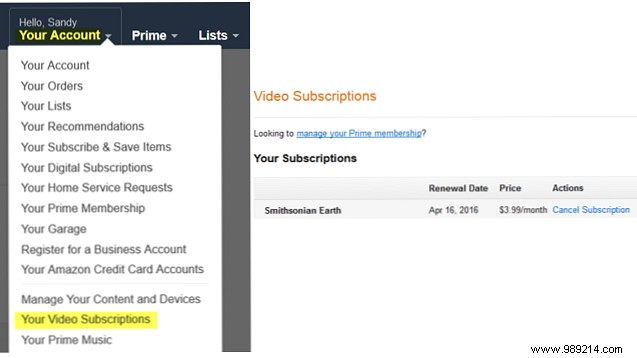 Adding Video Subscriptions to Your Amazon Prime Account