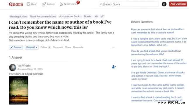 How to find a book without knowing the title or author