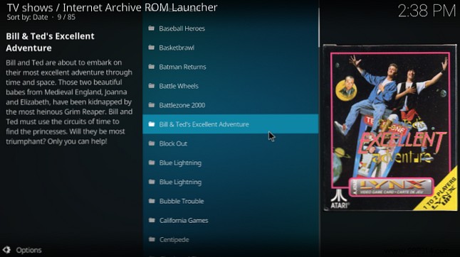 How to Play Internet Archive Retro Games on Kodi 