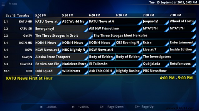 How to watch live streaming TV using Kodi and NextPVR