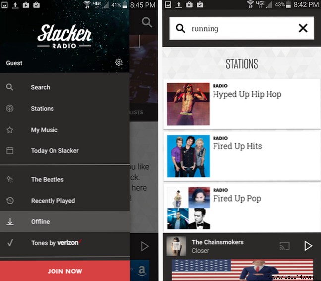 The best streaming music apps to use while running