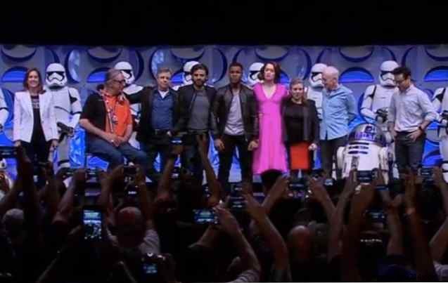 The Force Awakens at Star Wars Anaheim Celebration
