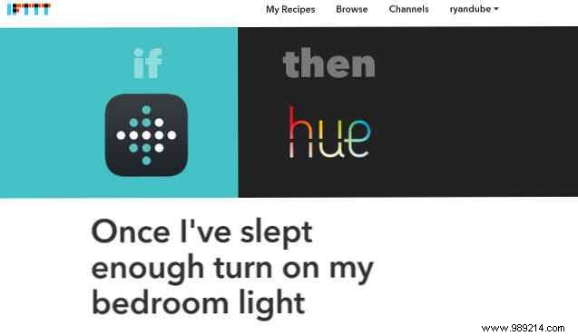 Connect your Fitbit Tracker and IFTTT to automate your home and life