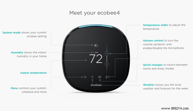 How to set up and use the Ecobee4 Smart Thermostat