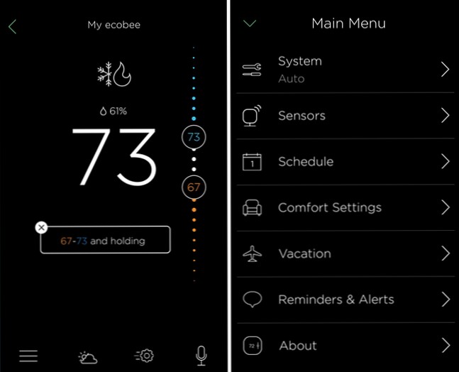 How to set up and use the Ecobee4 Smart Thermostat