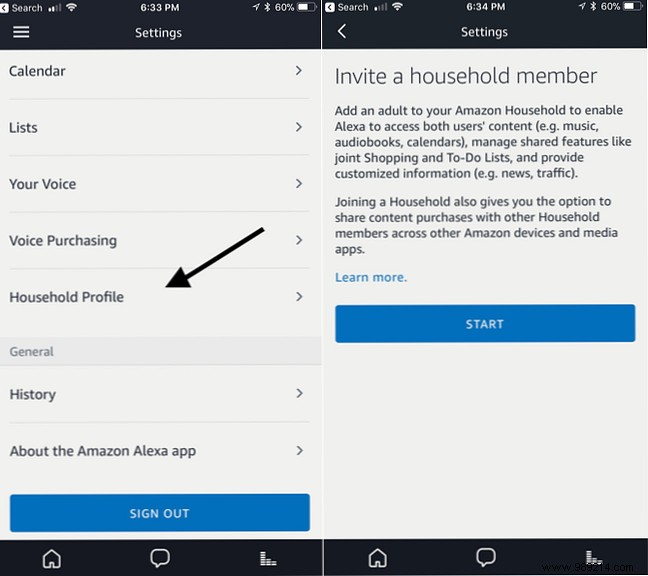 Customize your Amazon Echo for multiple user profiles