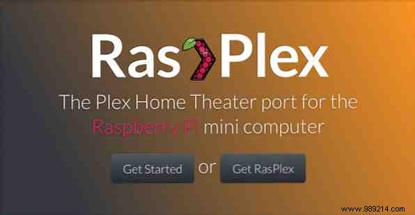The easiest Raspberry Pi media center, with RasPlex