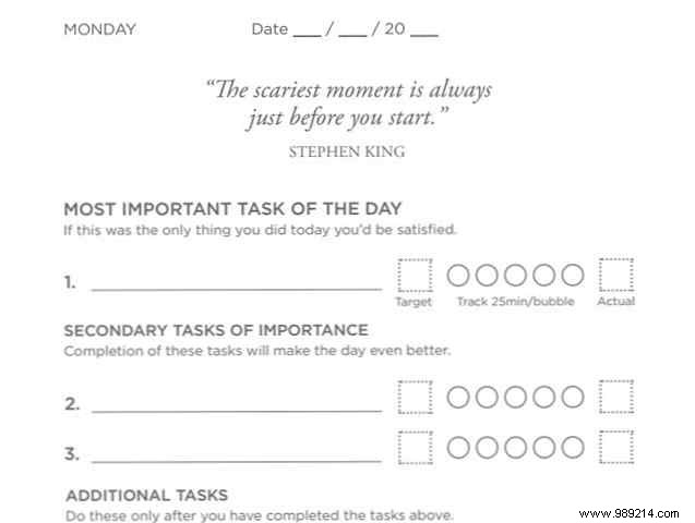 10 Free Printable Productivity Planner Templates