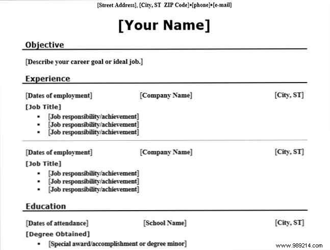20 Free Word Resume Templates to Help You Land a Job