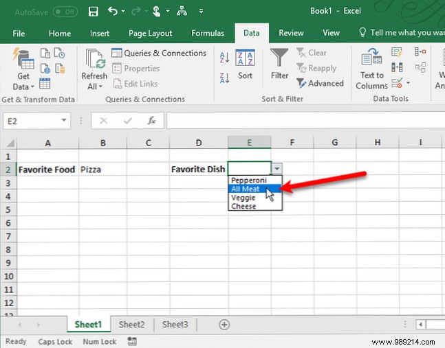 3 types of Excel lists to facilitate data entry