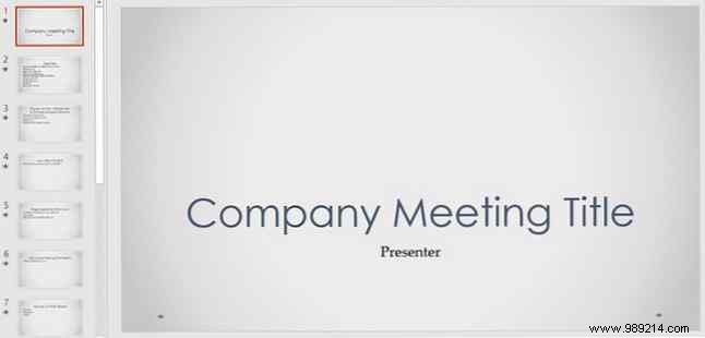 5 PowerPoint Templates for Efficient Meetings