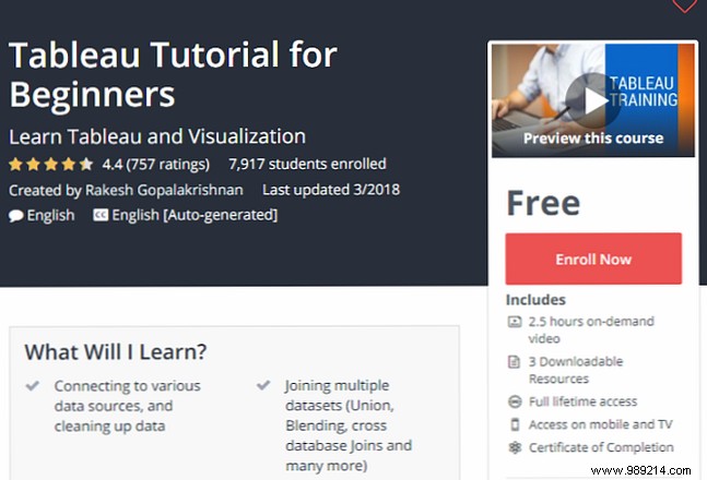 7 Tableau Software Online Training Courses to Get You Certified 