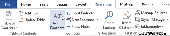 How to Add Chicago Style Notes in Microsoft Word