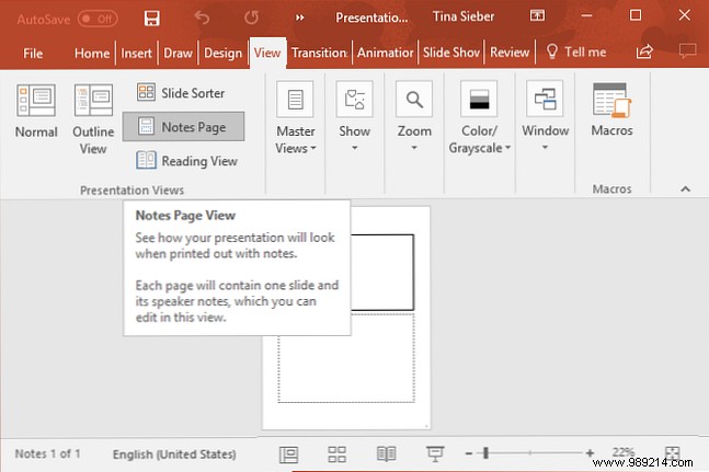 How to add and print PowerPoint with speaker notes