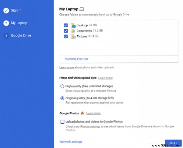 How to backup your hard drive to Google Drive 