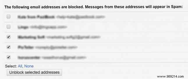How to block and unblock contacts in Gmail 