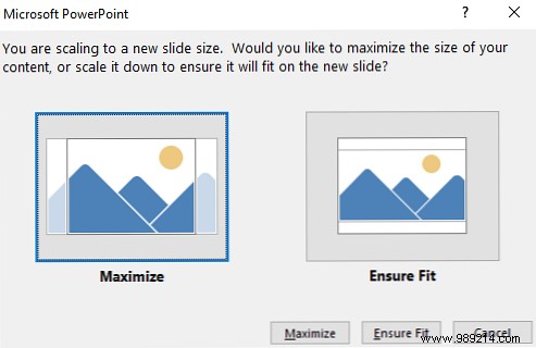 How to resize your slides in PowerPoint