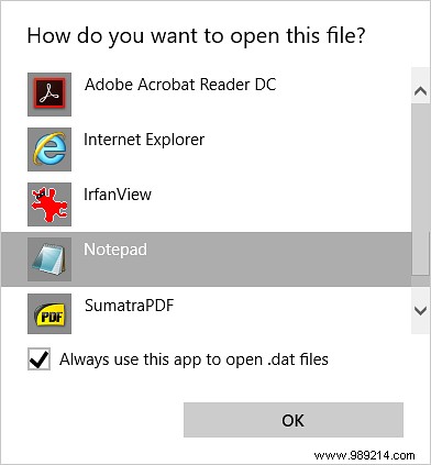 How to convert a DAT file to a Word document