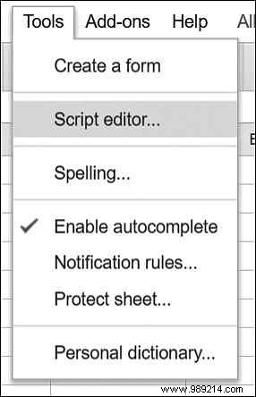 How to create custom functions in Google sheets