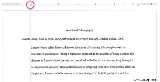 How to create an annotated bibliography in Microsoft Word