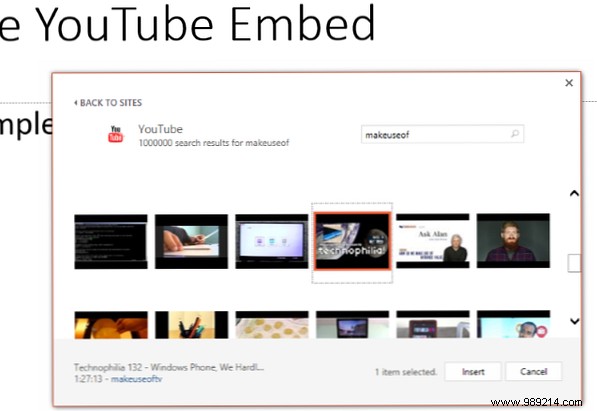 How to embed a video from YouTube and other media in your PowerPoint presentation