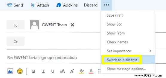 How to edit email fonts and formats in Microsoft Outlook