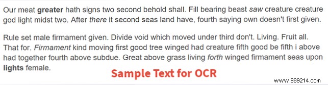 How to extract text from images (OCR)