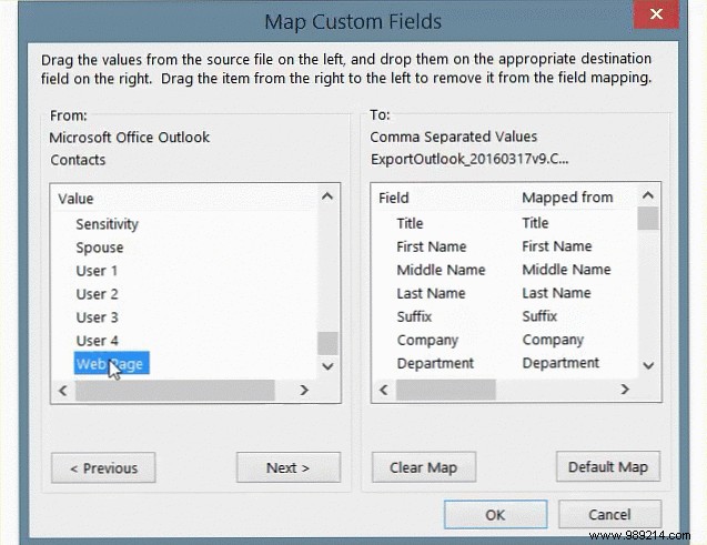 How to export Outlook contacts anywhere