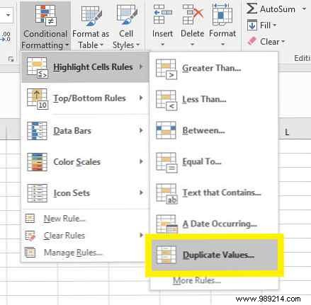 How to find duplicates in Excel and numbers