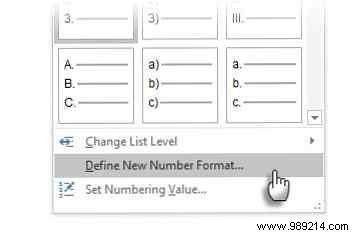How to format and manage lists in Microsoft Word
