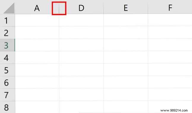 How to hide or show columns and rows in Excel