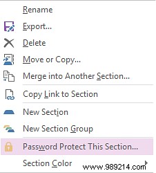 How to keep your OneNote notes secret and secure