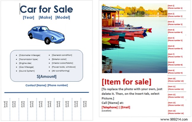 How to make flyers in Microsoft Word with free templates