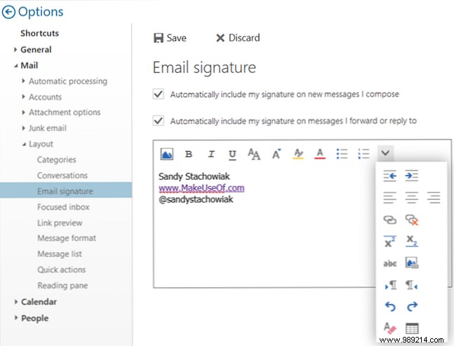 How to manage your email signature in Outlook