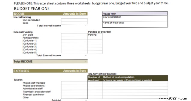 How to make your project a success with Excel templates