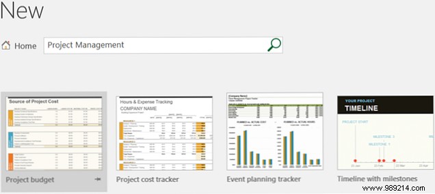 How to make your project a success with Excel templates
