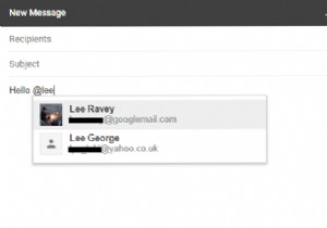 How to mention (@) other users in the new Gmail