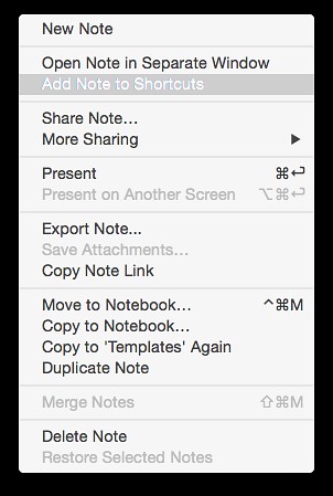 How to mark important notes in Evernote using shortcuts