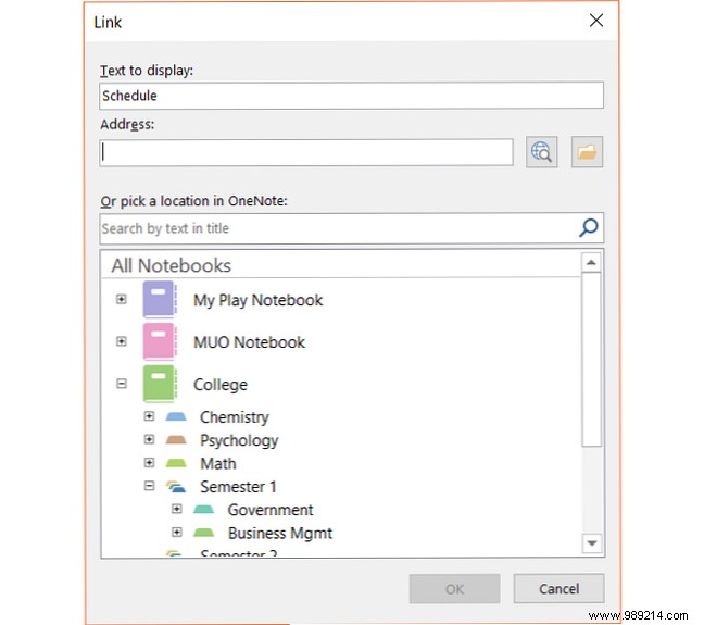 How to organize OneNote for a productive system