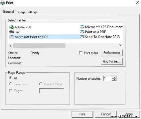 How to print to PDF from any platform