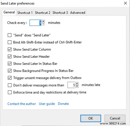 How to configure Mozilla Thunderbird for automatic replies and scheduled emails