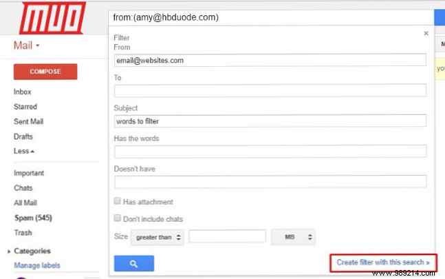 How to stop spam emails in Gmail