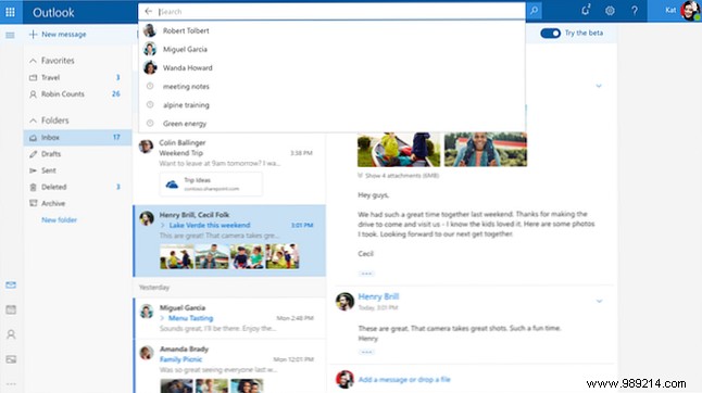 How to unlock the new beta version of Outlook.com