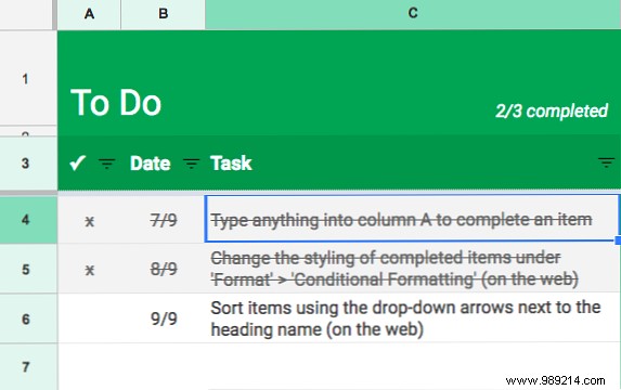 How to use Google Sheets to keep every part of your life organized