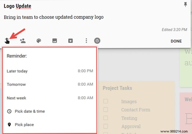 How to use Google Keep for simple project management