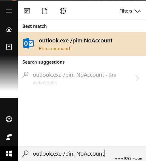 How to use Outlook without an email account